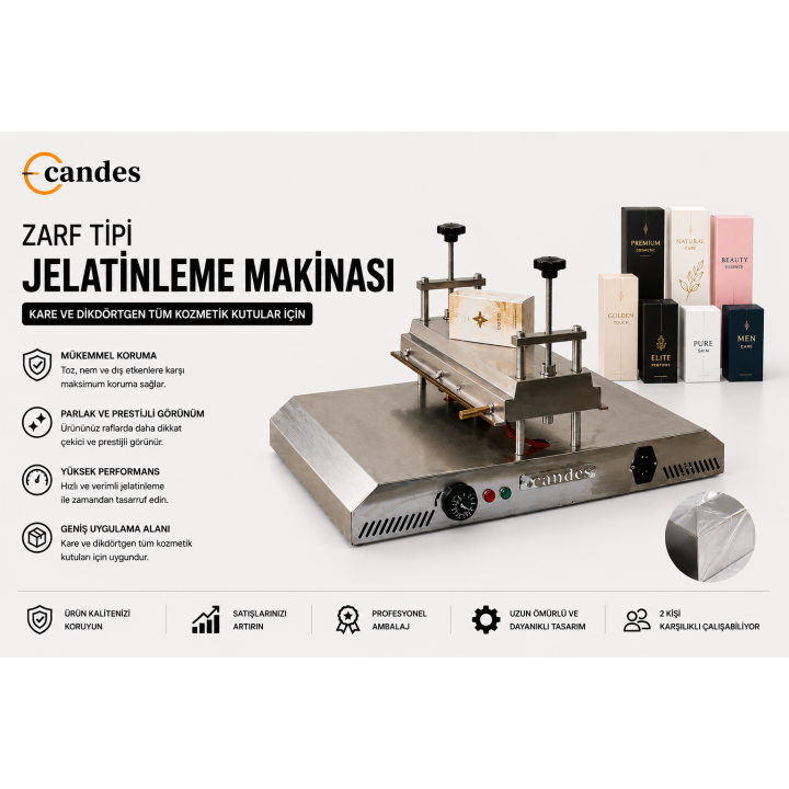 Çift Yönlü Jelatinleme Makinesi