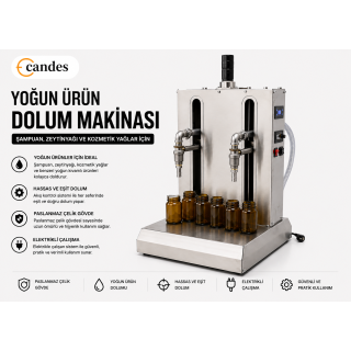 İki Nozullu Büyük Yoğun Dolum Makinesi
